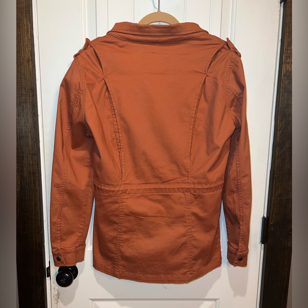 Market & Spruce Rust Utility Jacket - Picture 2 of 4
